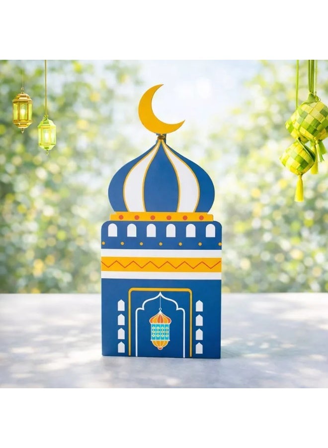 12pcs Eid Mubarak Decorative Gift Boxes – Colorful Ramadan Party Favors & Eid Celebration Decorations - Image 5